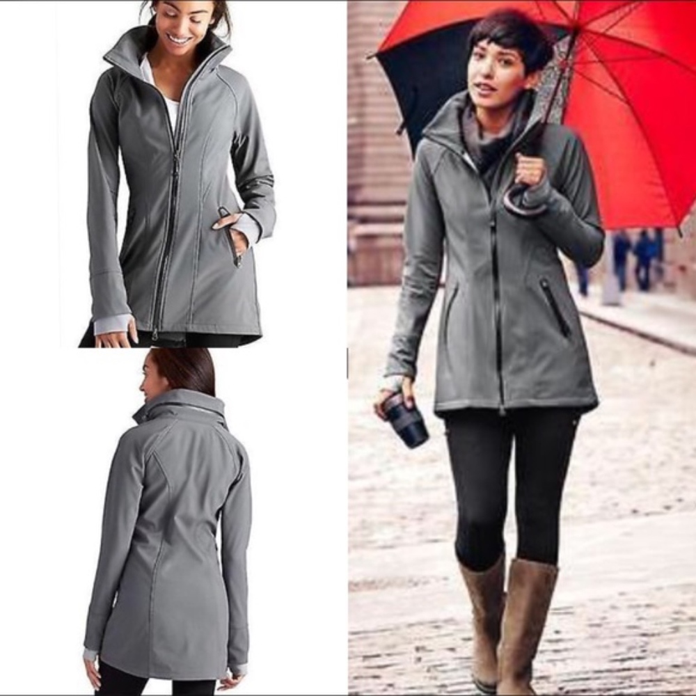 Athleta soft shell jacket in black